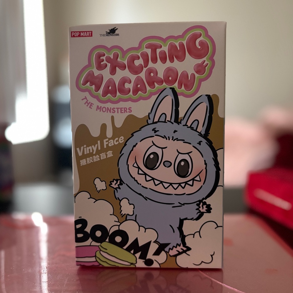 (LYCHEE) POPmart - Exciting Macaron, Labubu Plush Pendant